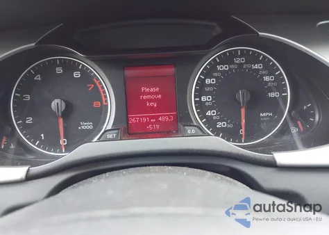 2009 Audi A4 3.2 Premium Plus from USA, damaged, VIN WAULK78K79N021544